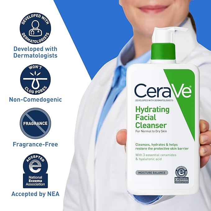 CeraVe Hydrating Facial Cleanser (562ml)